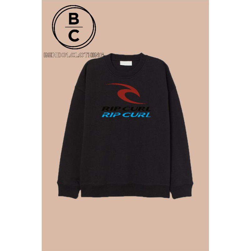 sweatshirt crewneck logo ripcurl
