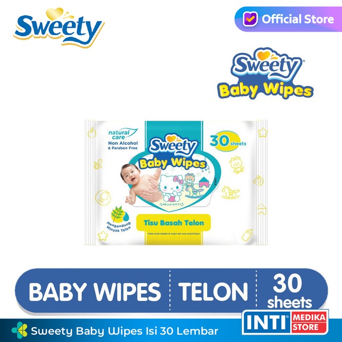 Sweety - Baby Wipes Telon Tisu / Tissue Basah Bayi Non Alcohol #98