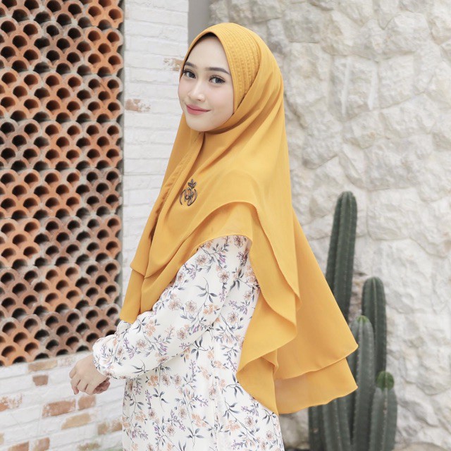 Koyu Hijab Instan Khimar Armani Premium Aurum