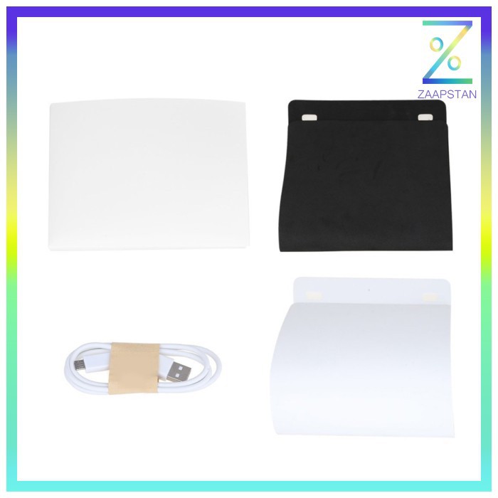 Photo Studio Mini Magnetic dengan Lampu LED Size Large - White