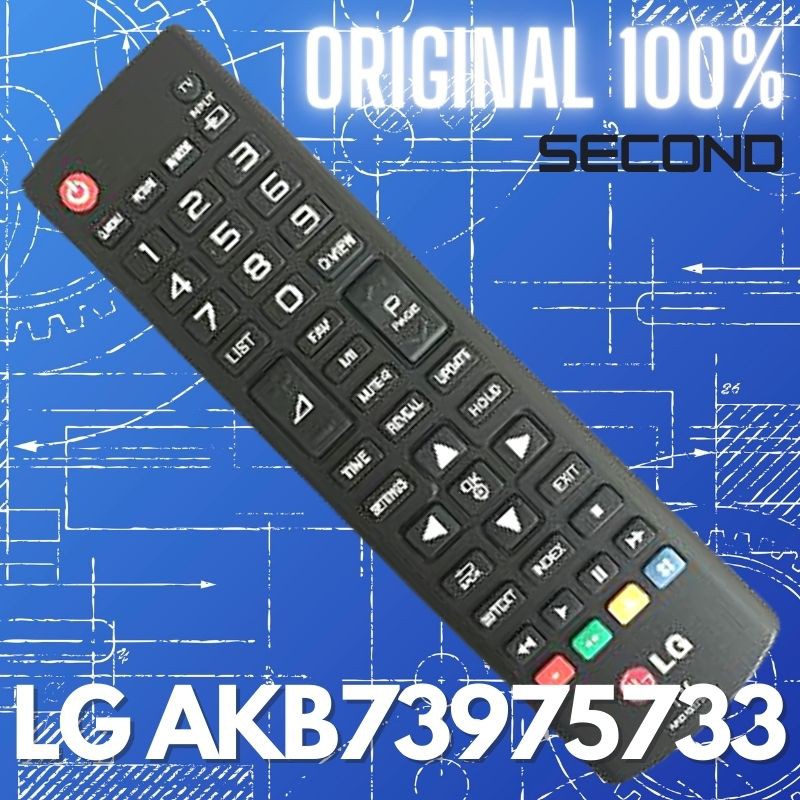 Remote Remot TV LCD LED LG AKB73975733 Original Second Bekas Murah