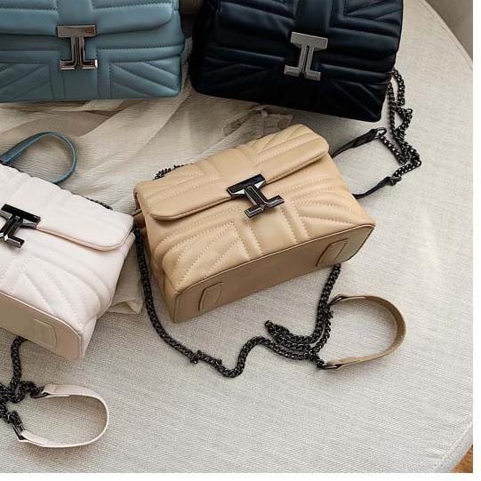 ➹ Tas Selempang Wanita Import CR7255 EL5289 JT61508 BQ2974 Tas Jakarta Sling Bag Rantai ⅍