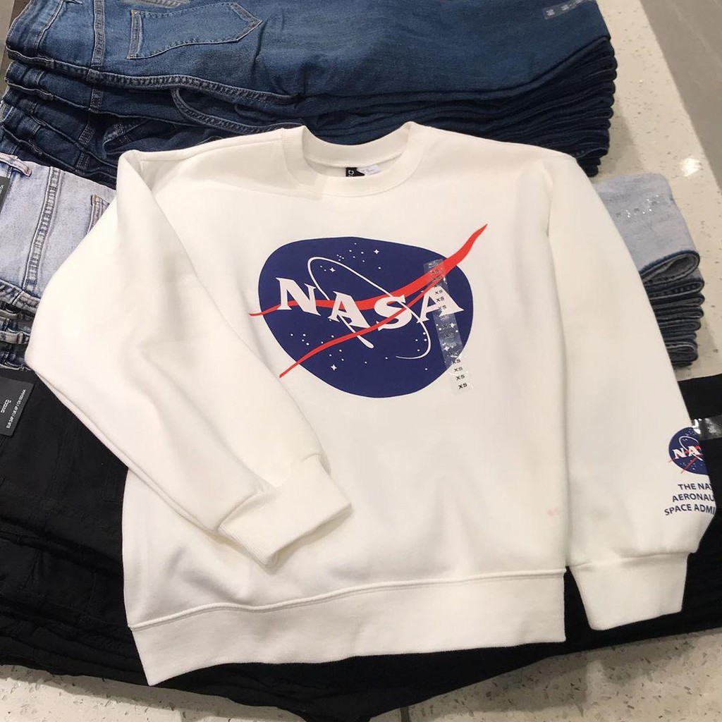 Nasa sweater / Hoodie / Hoodie wanita - PAKAIAN WANITA - SWEATER / BAJU KEKINIAN