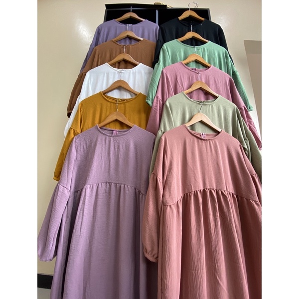 C-A Calla Dress Midi Rayon Crincle Premium