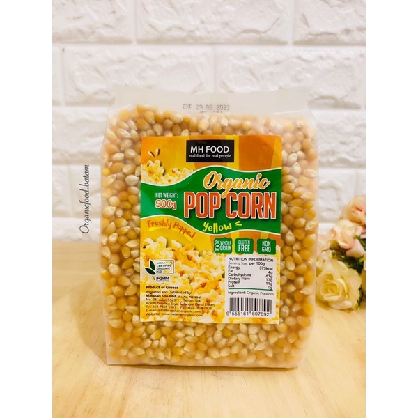 

Organic Popcorn 500g