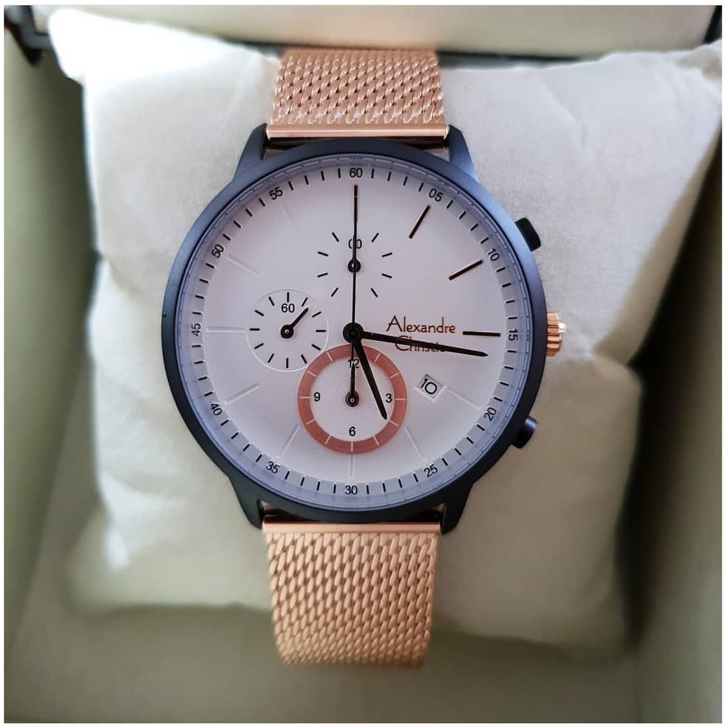 alexandre christie 6498 chrono aktiv jamtangan pria