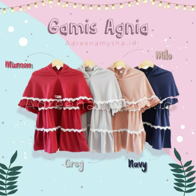 GAMIS AGNIA 0-4 thn / Gamis bayi dan anak