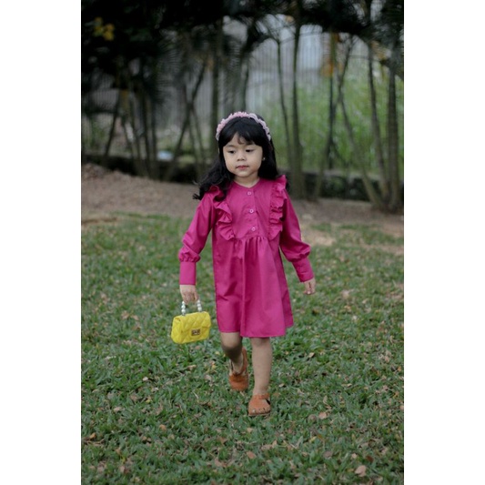 Tunik Blouse by Keenanthi / Blouse Fanta / Atasan Anak / Atasan Wanita / Atasan Fuschia / Atasan Magenta