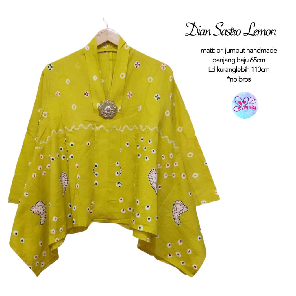Blus Batik Kartini Jumput Dian Lemon