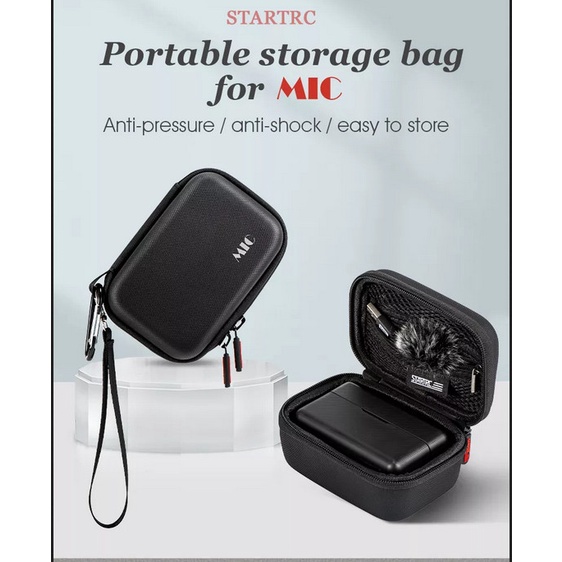 STARTRC Portable Compact Carrying Case Storage bag for DJI Mic