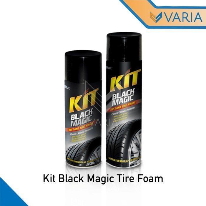 Kit Black Magic Tire Foam Semir Pengkilap Pembersih Ban Aerosol 450 ml