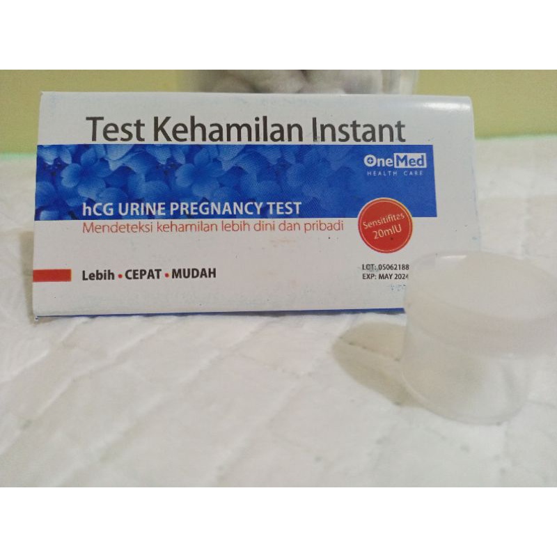 Tespek kehamilan + wadah Bokal Urine