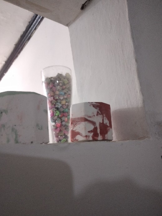 Pot Mini Marble Merah Putih | Pot Sukulen