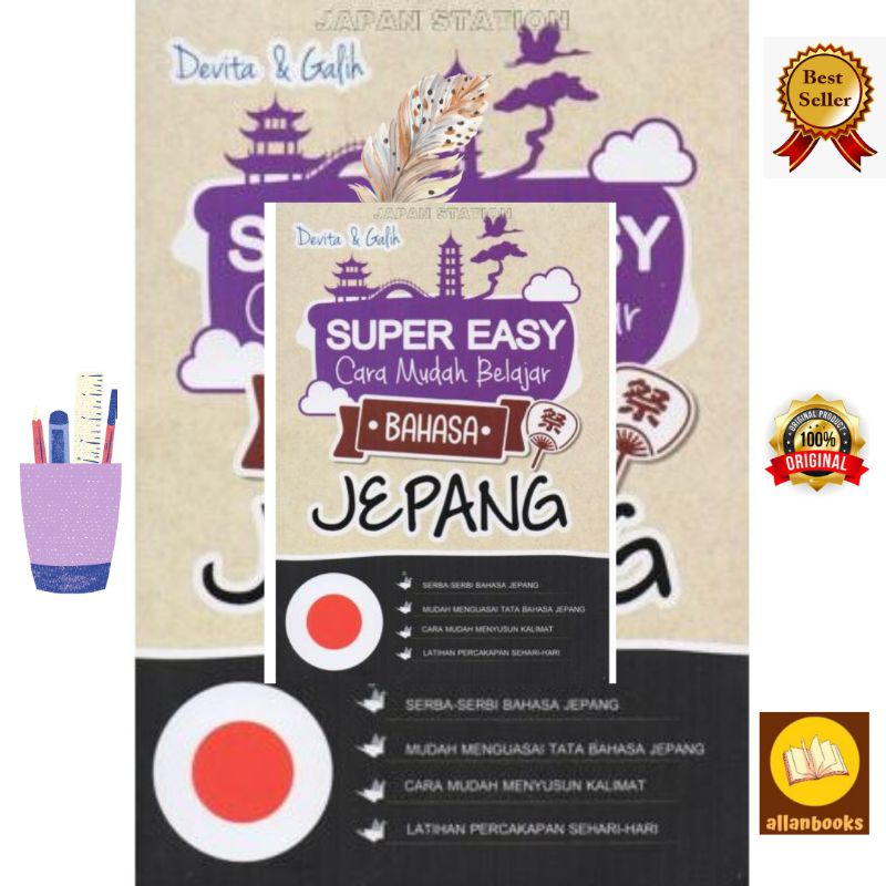 BUKU BAHASA SUPER EASY CARA MUDAH BELAJAR BAHASA JEPANG