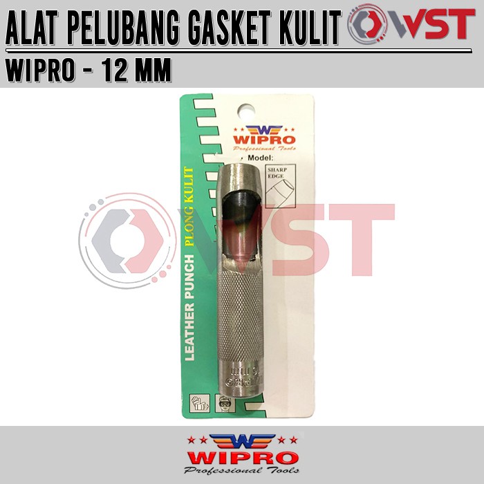 

Plong Kulit 12mm WIPRO / Alat Pembolong Gasket Kulit / Punch Leather