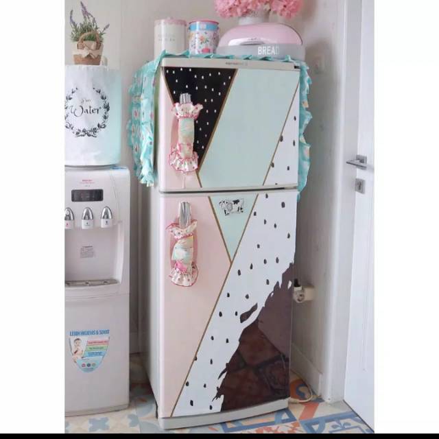 Sticker kulkas 2 pintu