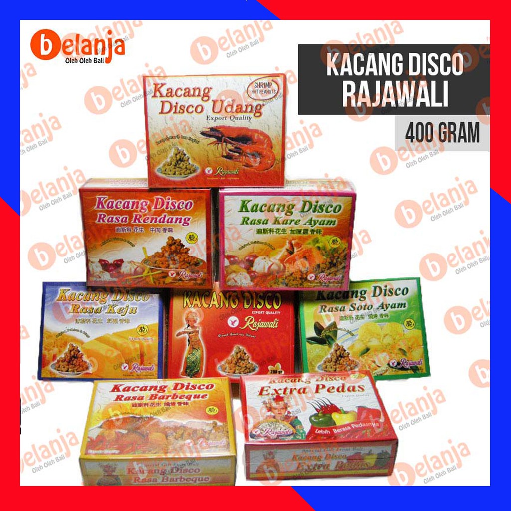 Kacang Disco RAJAWALI 400 gr kacang disco camilan kacang bali oleh oleh bali