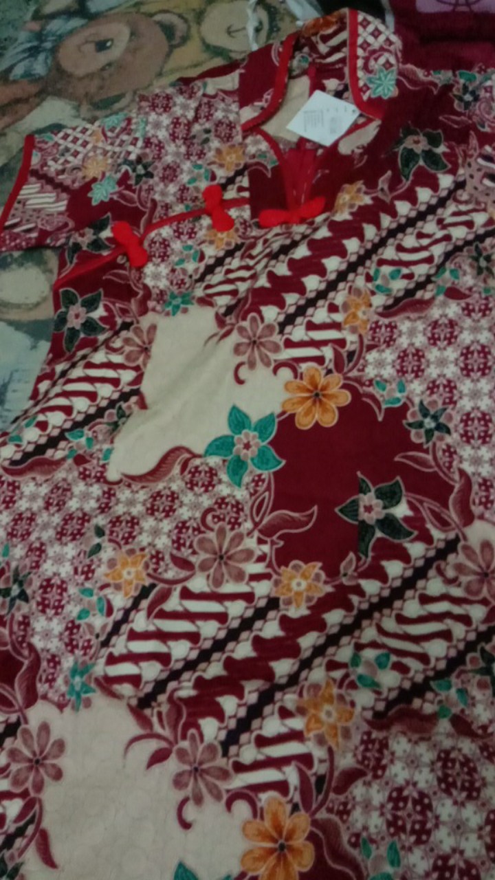 Batik Batik Wanita – Ceongsam Batik Wanita 031 - 228 Red
