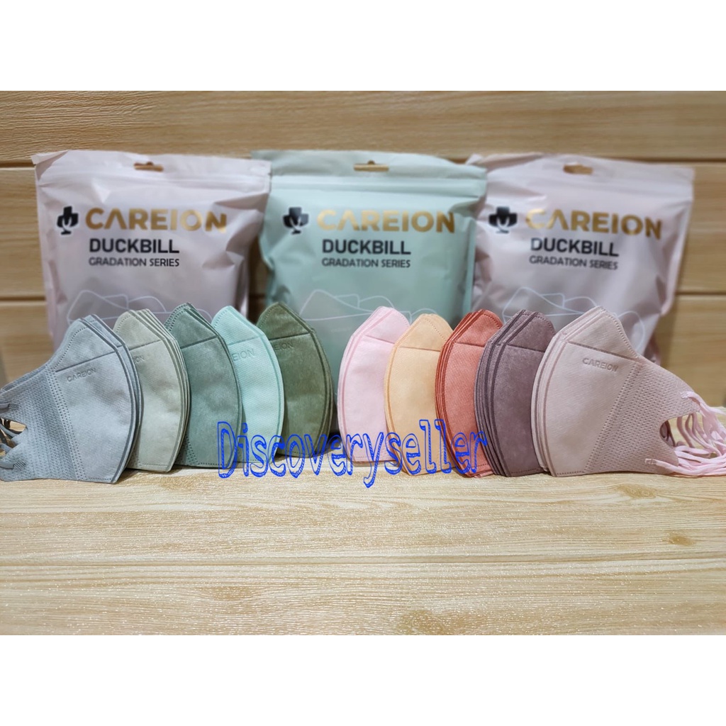 MASKER DUCKBILL CAREION FACEMASK WARNA ISI 50PC