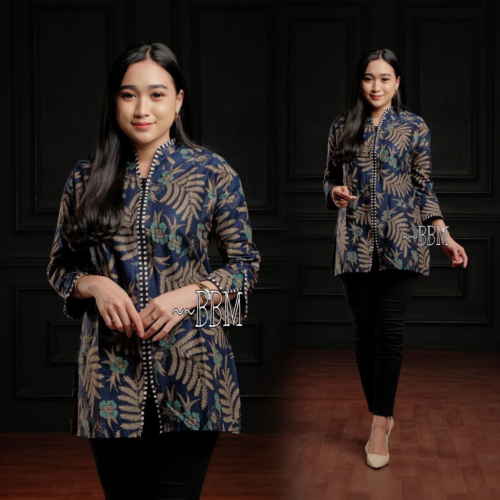 Blouse batik wanita terbaru / Blouse batik wanita /Blouse batik / Blouse batik atasan wanita modern / Blouse batik kekinian / Blouse kantor / Blouse batik kerja / kemeja wanita / baju atasan wanita / Blouse terbaru / blouse batik kantor/ bayar ditempat