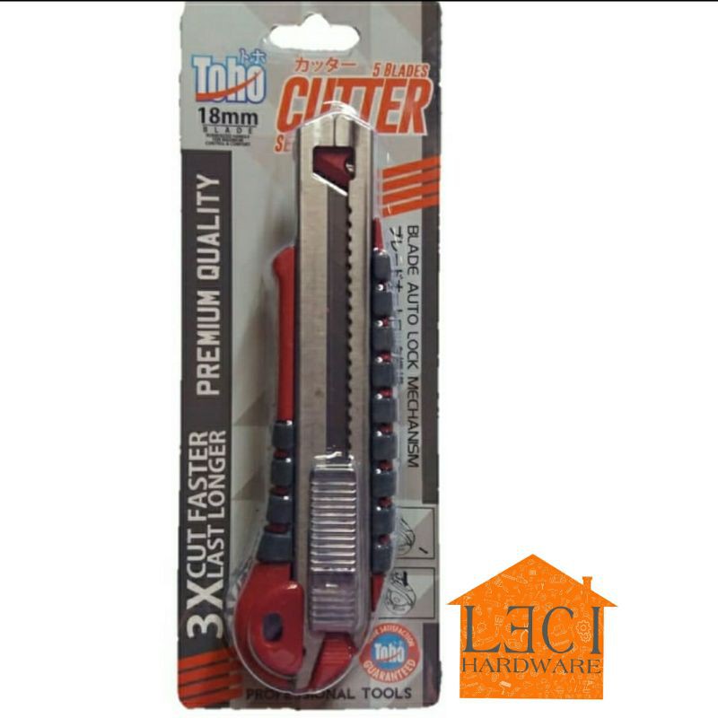 

Pisau Cutter Merah 5 Pisau Toho