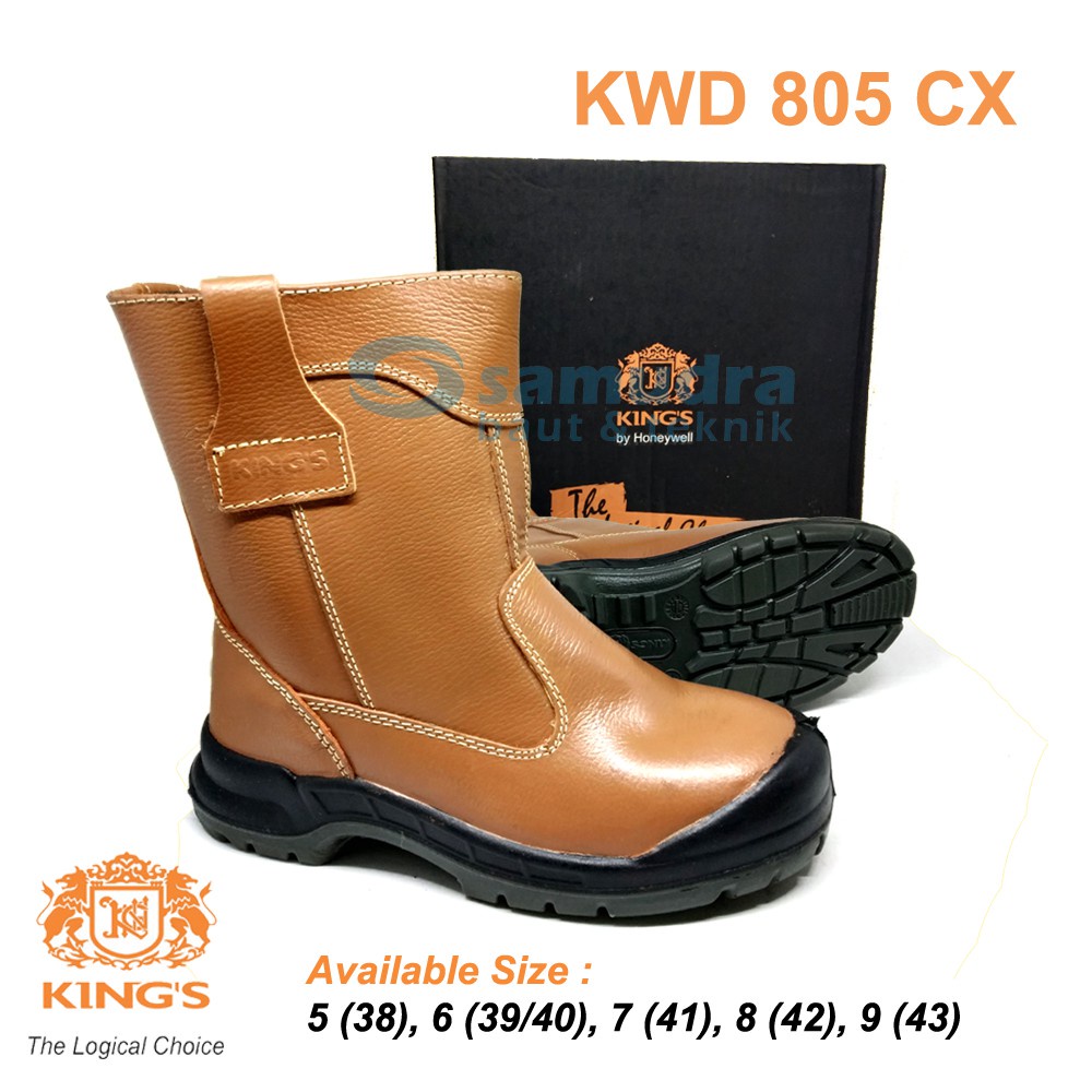 Sepatu Safety Kings KWD 805 Cx / Sepatu King KWD 205CX Kulit Asli Original