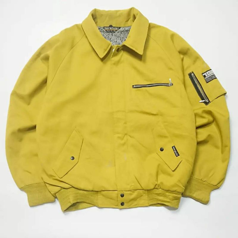 UPDATE LAGI !!!! (GRATIS ONGKIR & COD) thrift Vintage puffer brand windbreaker flight Corduroy second harrington tartan jaket second racing varsity-849 L (65x59)