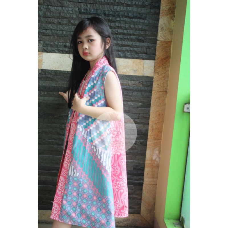 outer batik anak / baju batik / batik anak