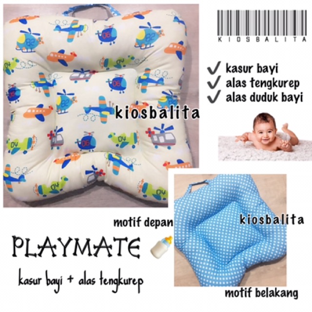 NEW!! PLAYMATE BABY ALAS TENGKUREP BAYI / ALAS DUDUK BAYI / KASUR BAYI