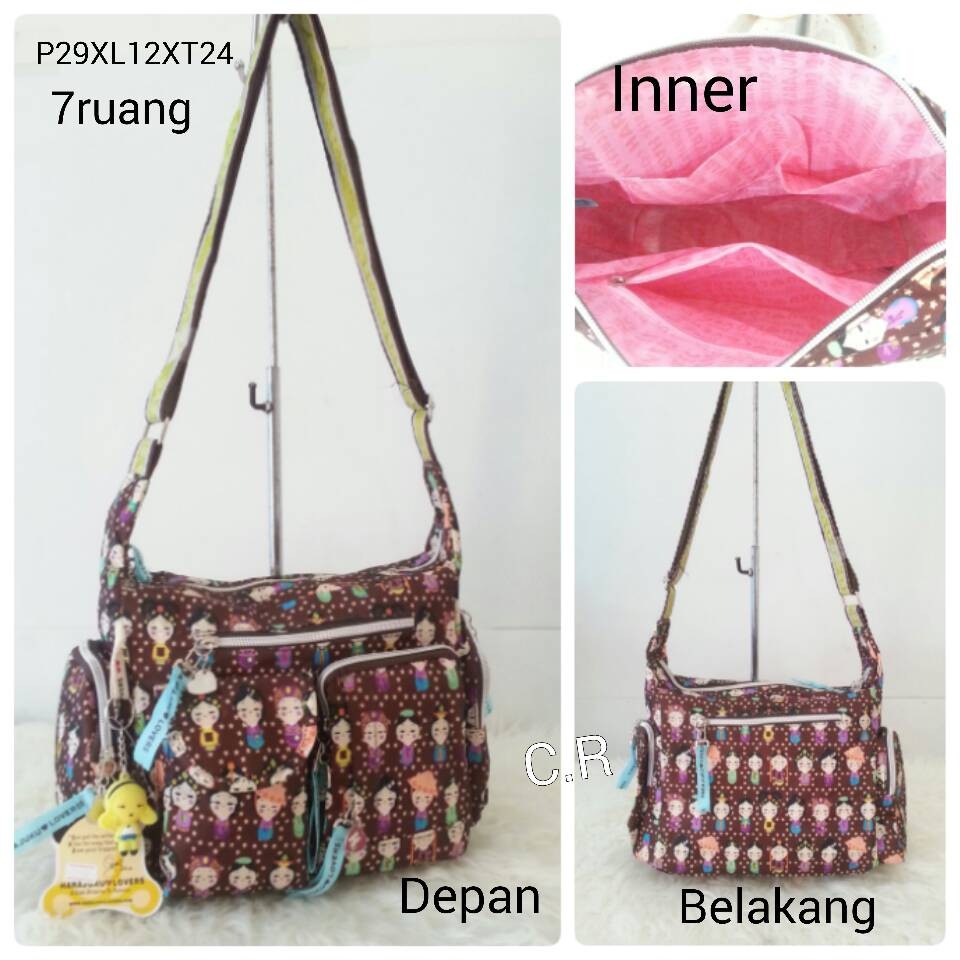 TAS IMPORT SELEMPANG HARAJUKU LOVERS