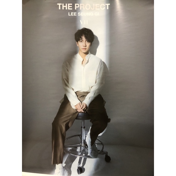 (Ready Stock) Official Poster 7th Album Lee SeungGi The Project