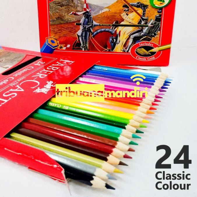 

Pensil Warna 24 Faber Castell Classic