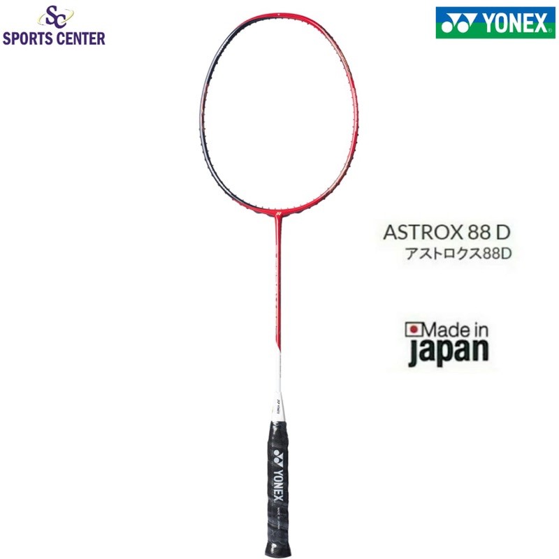 New Color Raket Badminton Yonex Astrox 88 D / 88D Dominate Red Black