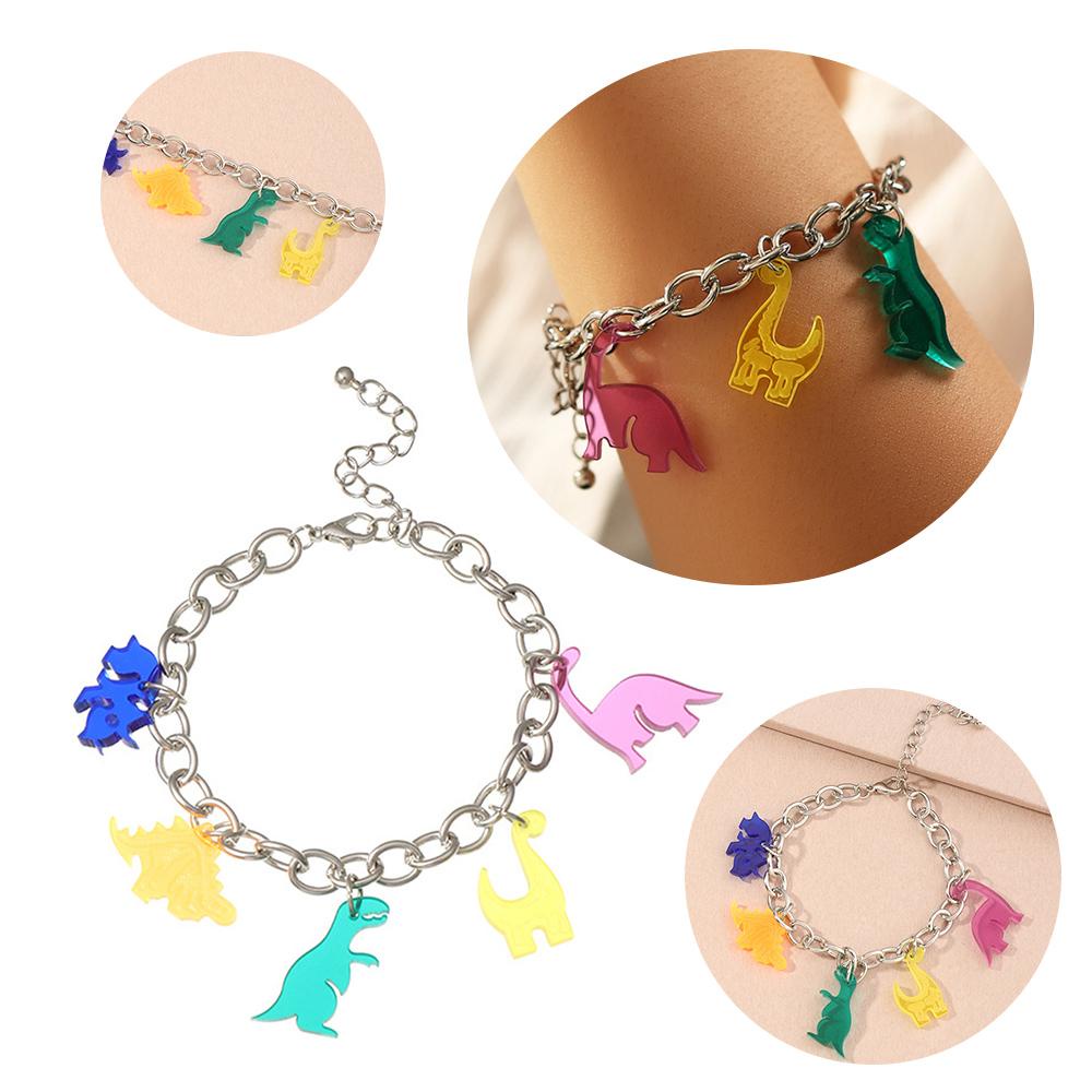 Lily Dinosaurus Gelang Hadiah Ulang Tahun Lucu Resin Akrilik