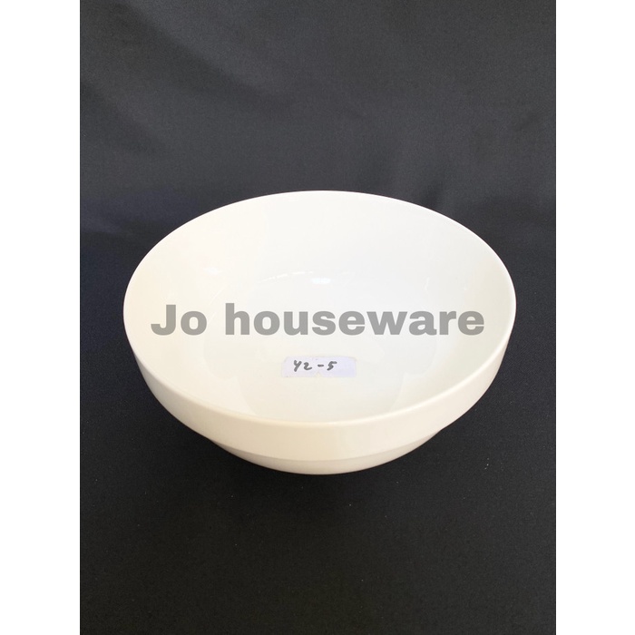 Mangkok pinggir besar keramik diameter 20,5 cm putih hotelware 42-5