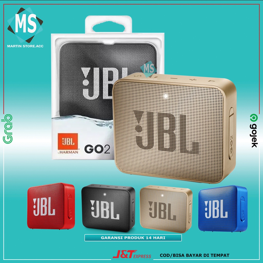 Speaker Bluetooth Jbl Go 2 Wireless Portable Waterproof