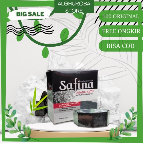 SABUN ARANG BAMBU Safina Herbal Tazakka Sabun Muka Pembersih Wajah ORIGINAL Halal BPOM.
