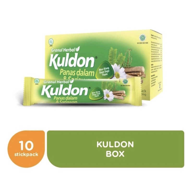 ⭐️ MANDIRI ⭐️KULDON GRANUL • ISI 10 STICKPACK • MENGATASI PANAS DALAM DAN SARIAWAN
