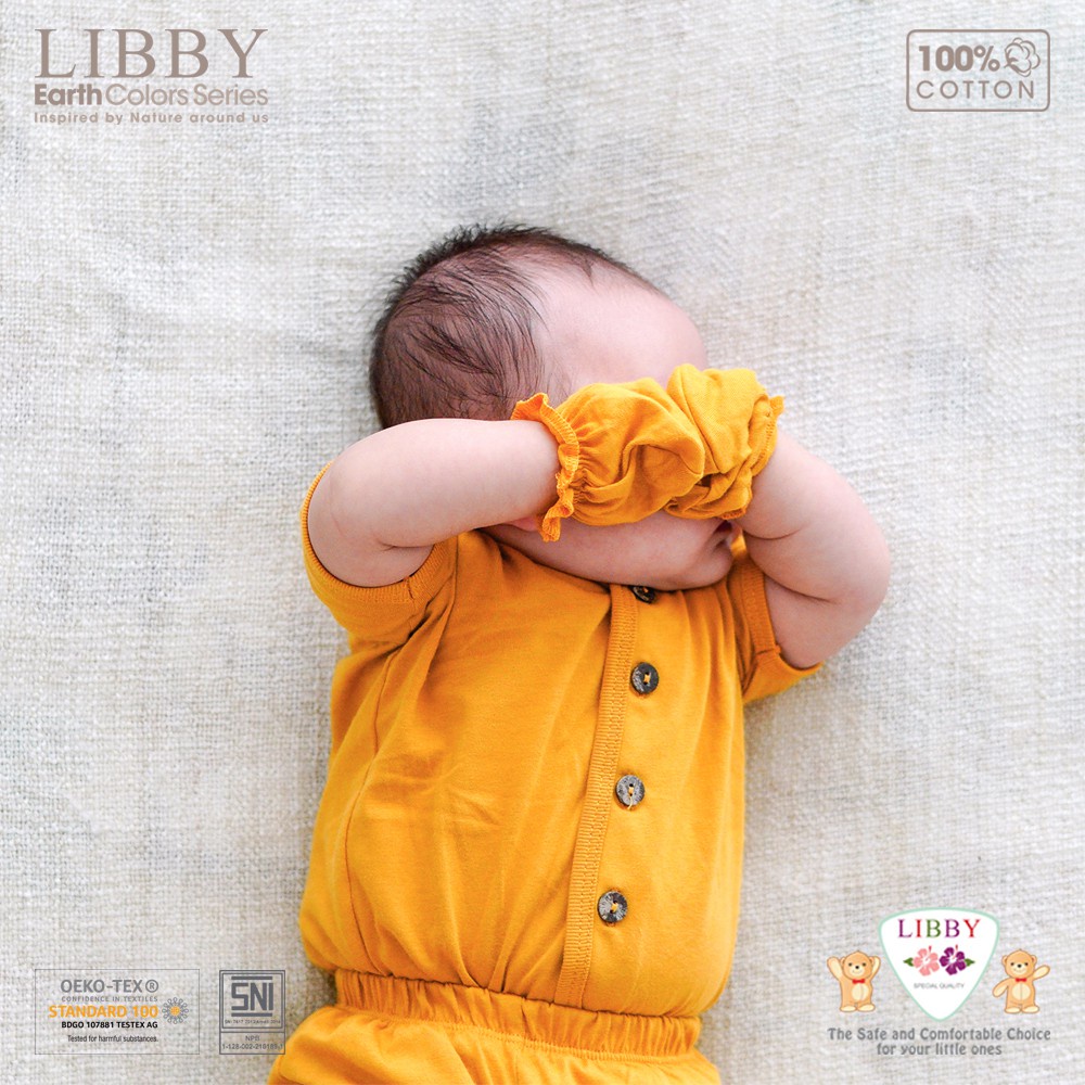 Libby Sarung Tangan dan Kaki Karet STK Bayi Earth Comfy Set