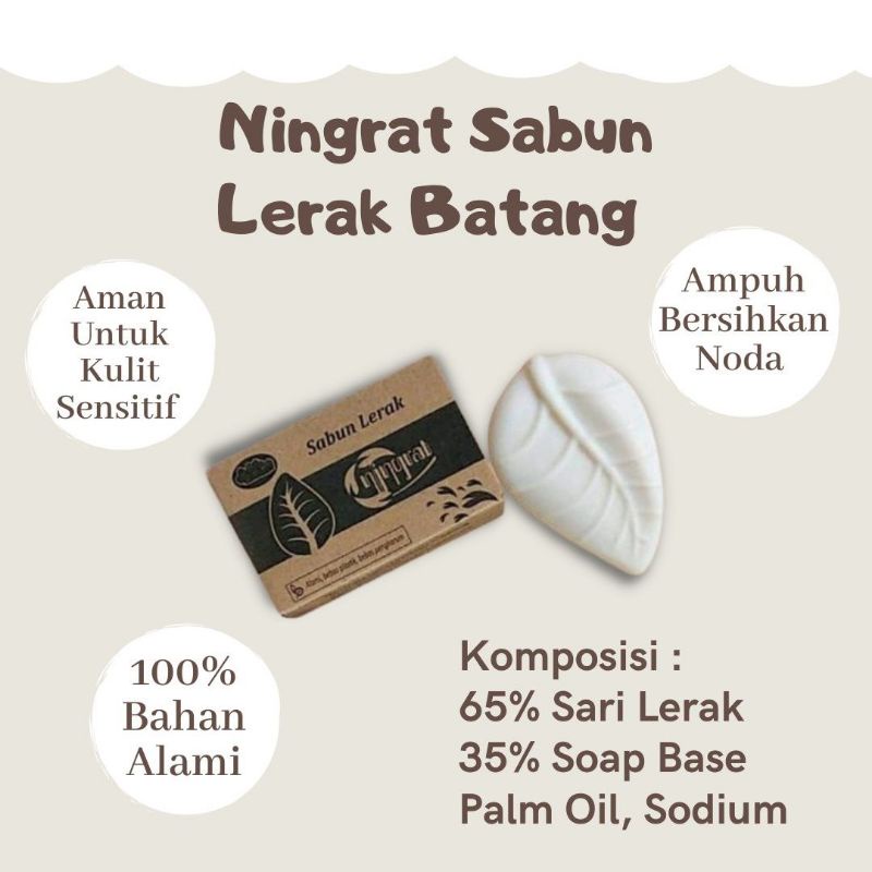 Sabun lerak batang sabun ningrat sabun cuci clodi sabun khusus clodi