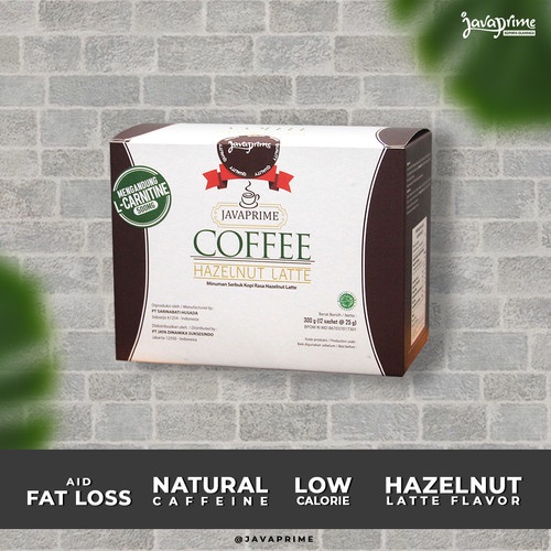 KOPI DIET BUBUK JAVAPRIME COFFEE KOPI DIET KOPI HAZELNUT COFFELATTE KOPI GYM KOPI PREWORKOUT MURAH