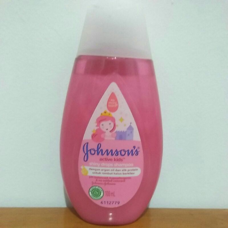 Johnson's Active Kids Shampo 100ml - Shiny Drops [Pink]