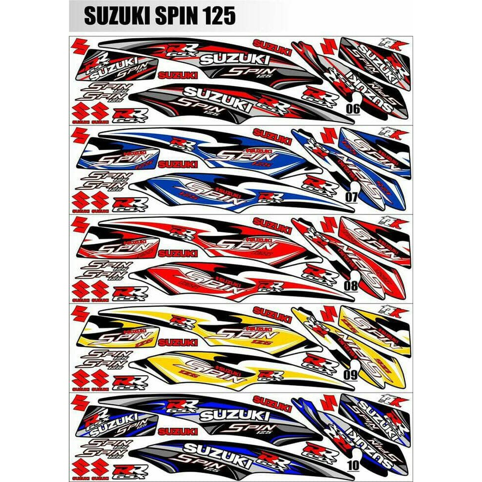 Striping Decal Suzuki Spin Shopee Indonesia