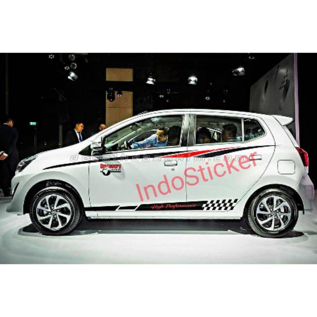 stiker mobil Agya striping sticker stiker Agya Ayla Brio