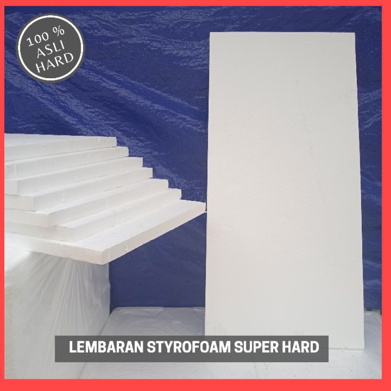 STYROFOAM LEMBARAN SUPER HARD tebal 3 cm