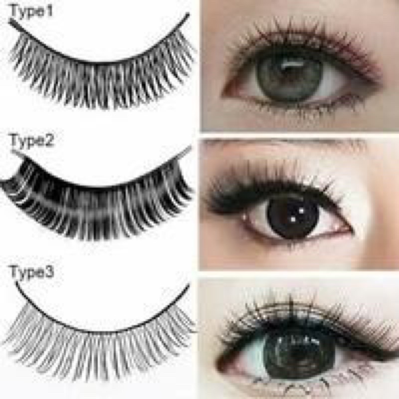 `ღ´ PHINKL `ღ´ Bulu mata palsu Kyile high kualiti fake eyelash mudah dipakai