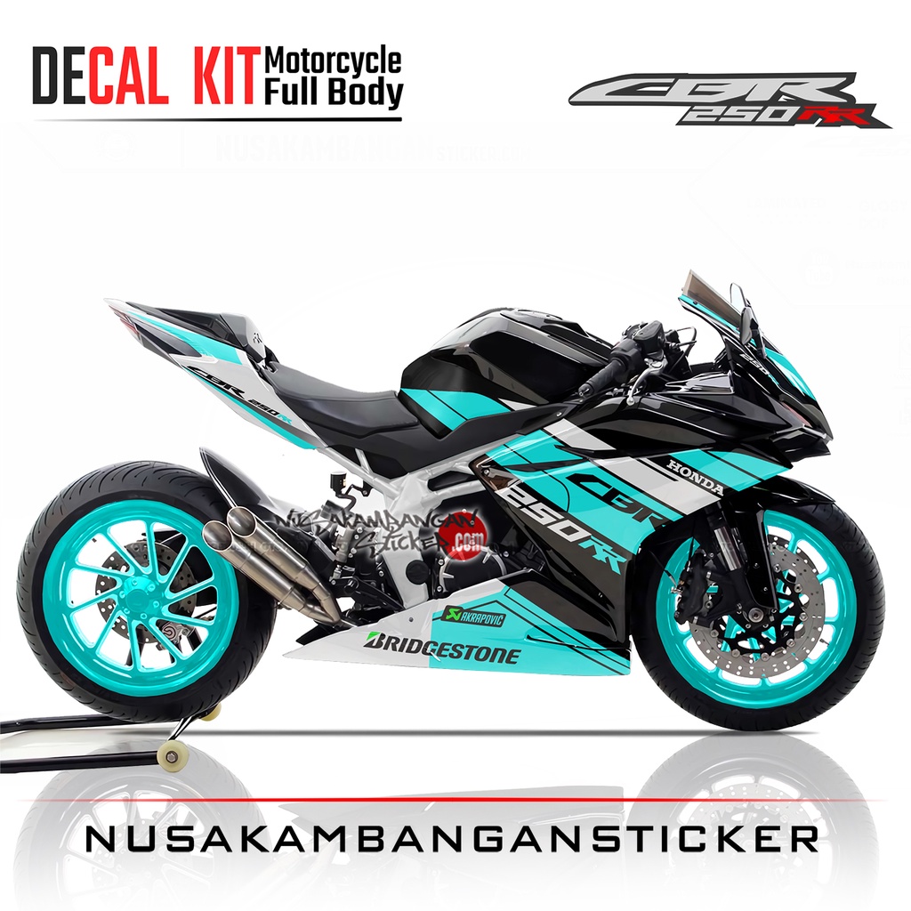 Stiker CBR 250 RR – RR Racing Blue Tosca