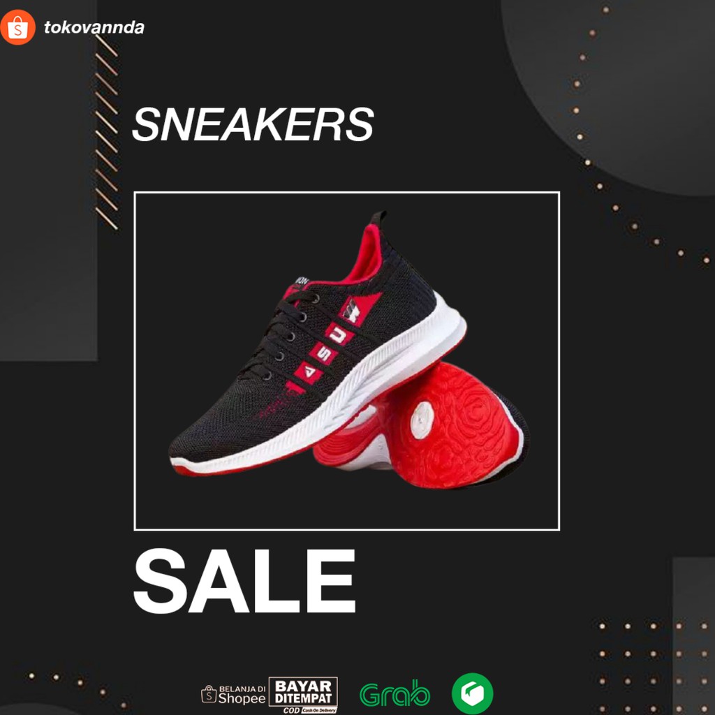 Sepatu Cowok Keren Sepatu Sneakers Pria MNSA  BG - 048
