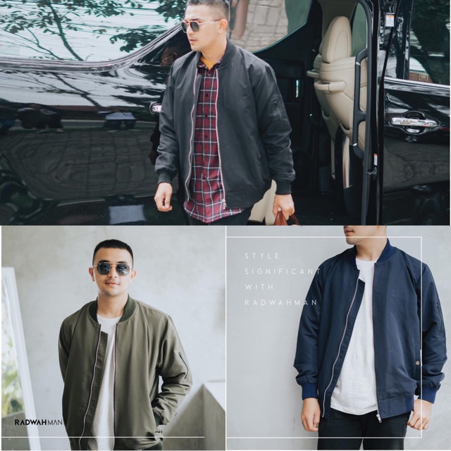 JAKET BOMBER BY RADWAH MAN