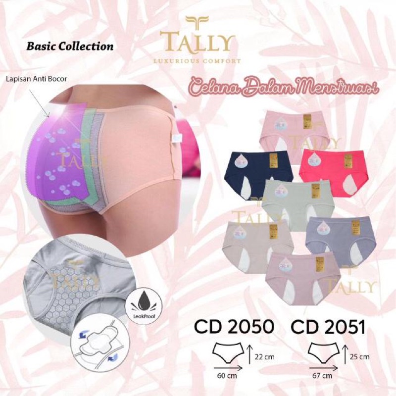 Celana Dalam CD Wanita Menstruasi Haid Tally 2050 / 2151